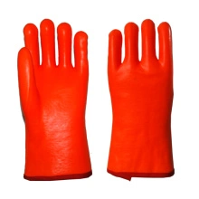 Fluorescent PVC gloves 35cm